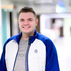 A man smiling for the camera