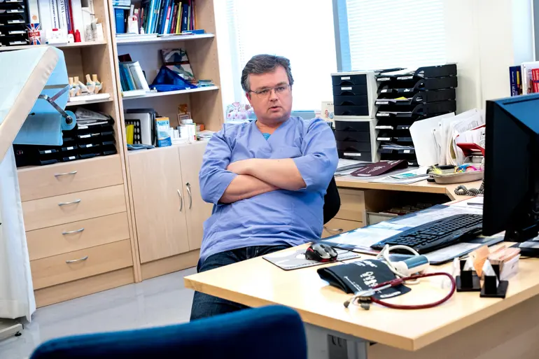 Fastlege Jan Robert Johannessen.