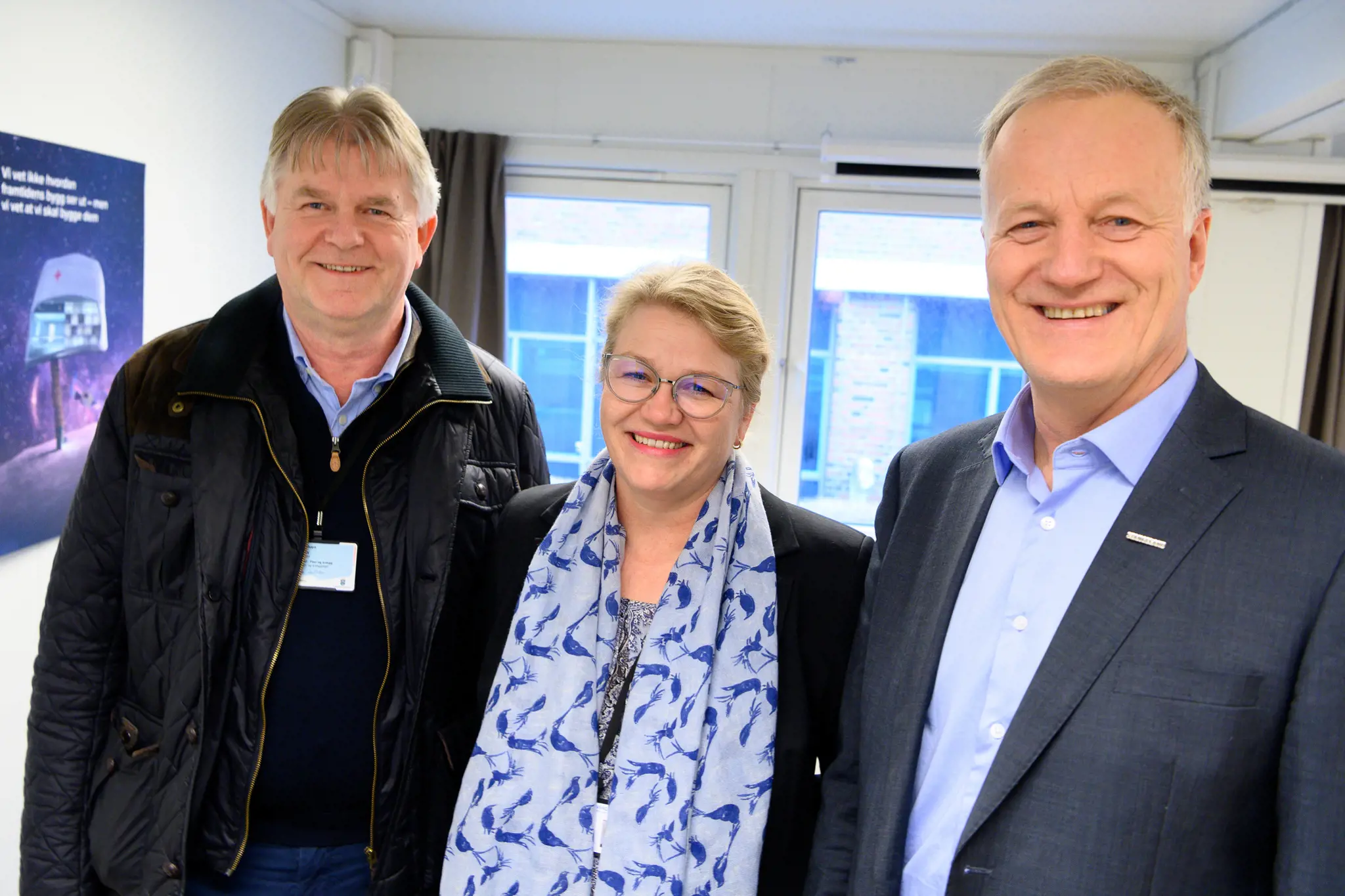 Representanter fra Stavanger kommune, Helse Stavanger og Stangeland Maskin.