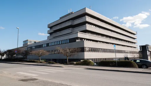 Betongbygg. Foto.