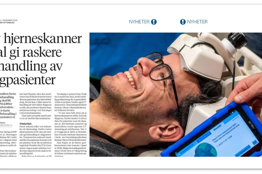 Bilde av hjernescanner