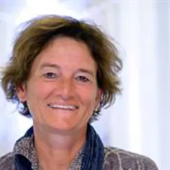 A man with curly hair