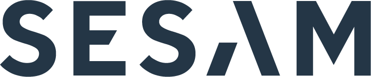 En svart og hvit logo